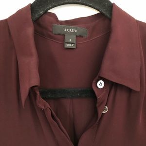 J. Crew Sleeveless Silk Blouse